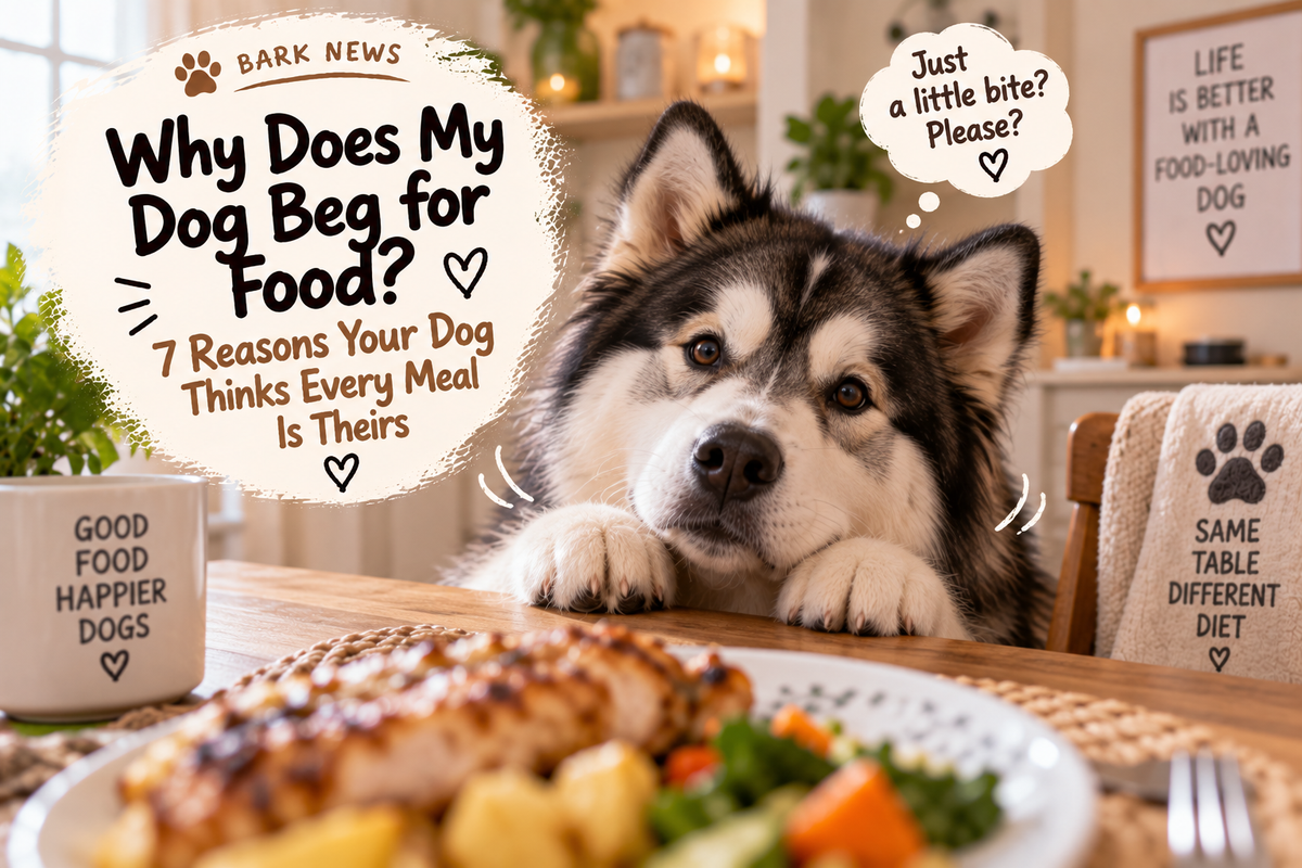 Why Does My Dog Beg for Food? 7 Reasons Your Dog Thinks Every Meal Is Theirs