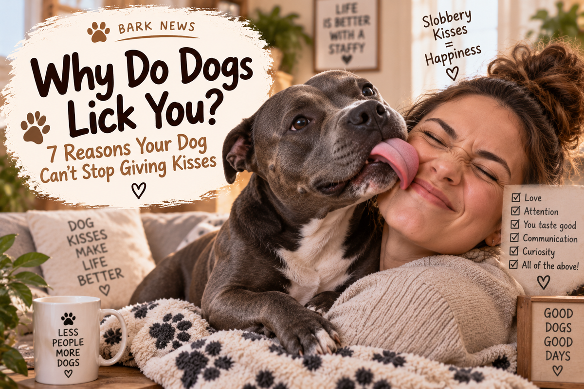 Why Do Dogs Lick You? 7 Reasons Your Dog Can't Stop Giving Kisses