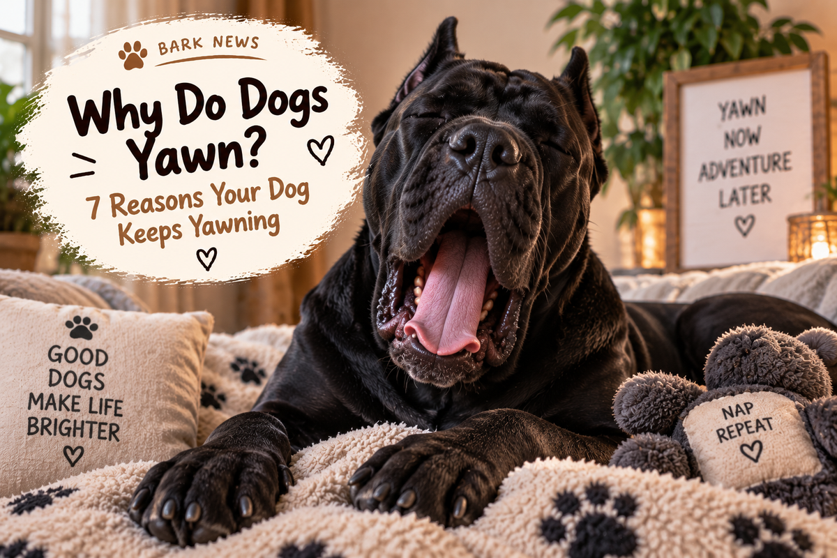 Why Do Dogs Yawn? 7 Reasons Your Dog Keeps Yawning