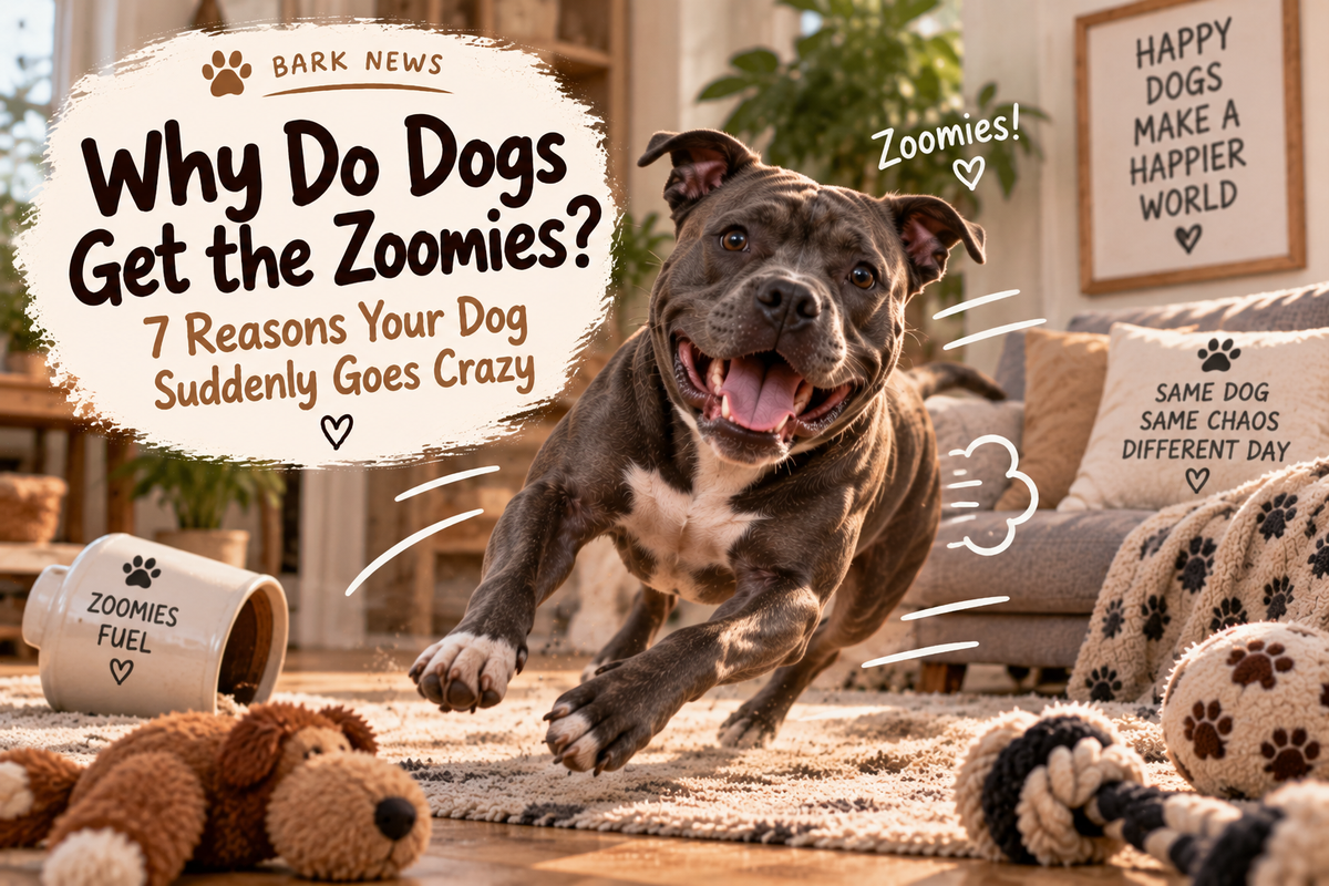 Why Do Dogs Get the Zoomies? 7 Reasons Your Dog Suddenly Goes Crazy