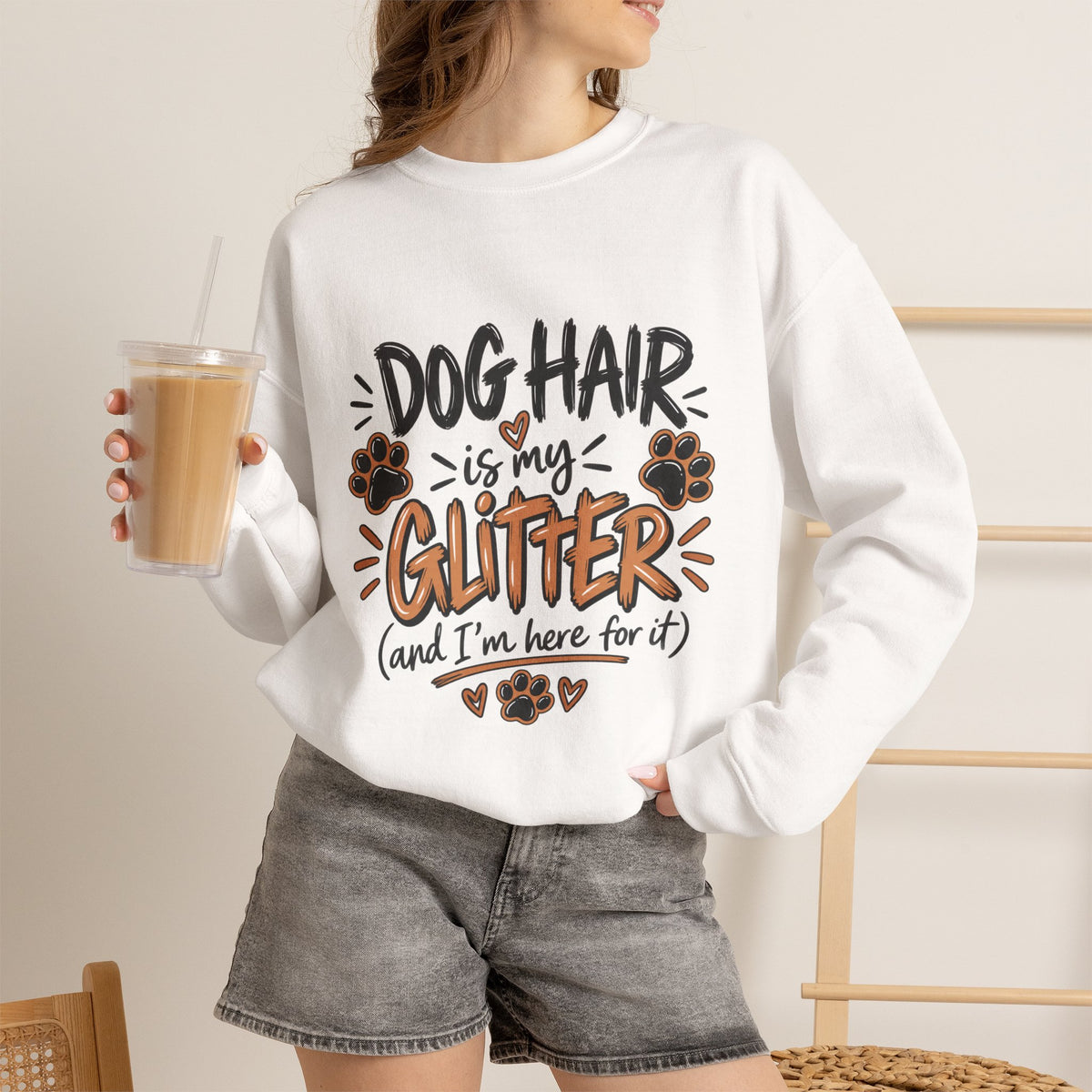Dog Hair Is My Glitter Sweatshirt