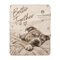 Better Together Sherpa Dog Blanket – Cozy Blanket for Dog Lovers