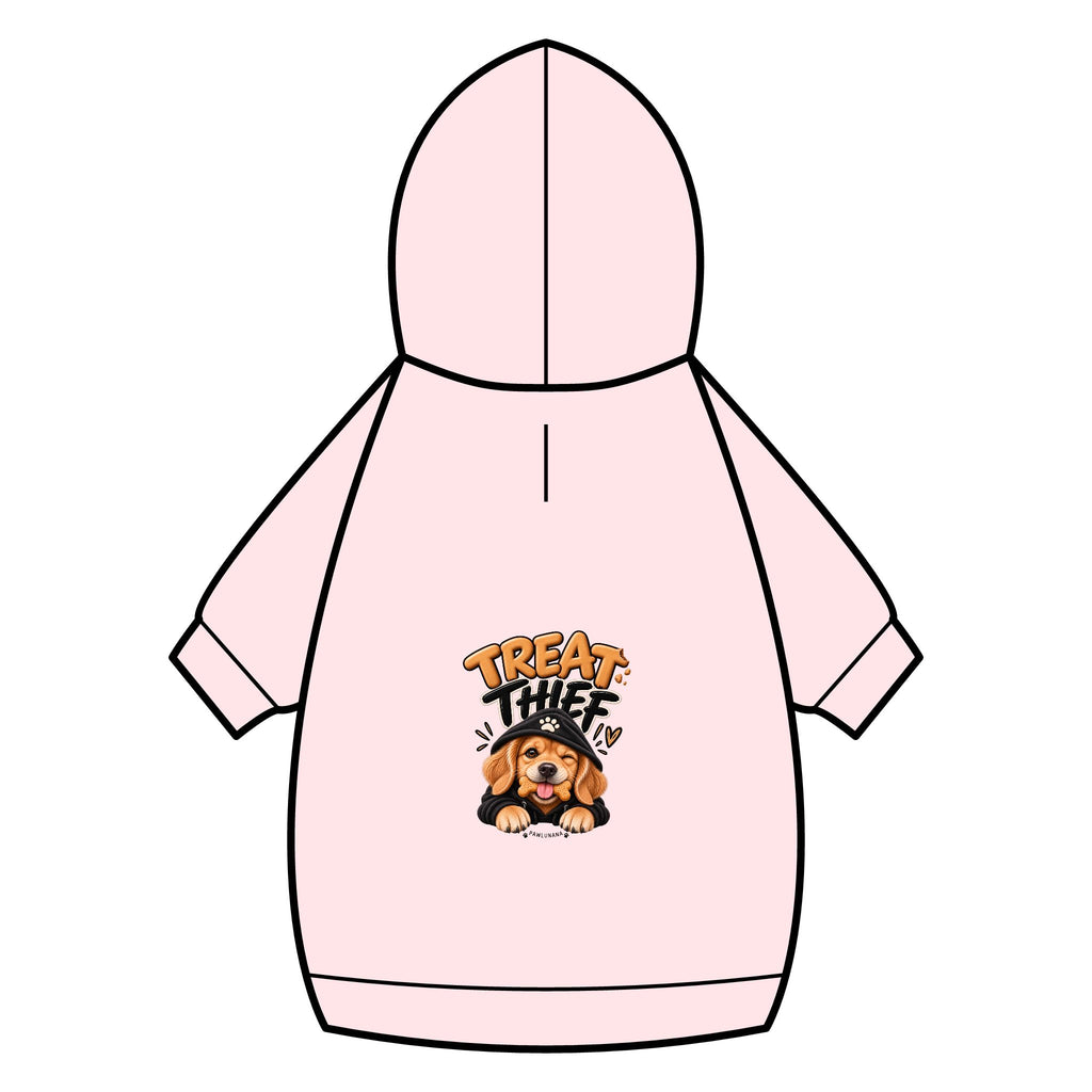 Pet Hoodie — "Treat Thief" Cute Dog Hoodie with Collar Hole