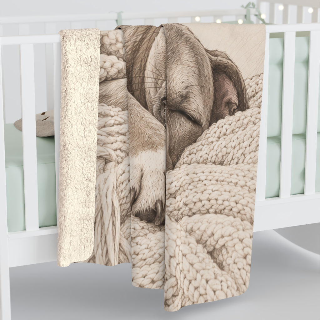 Better Together Sherpa Dog Blanket – Cozy Blanket for Dog Lovers
