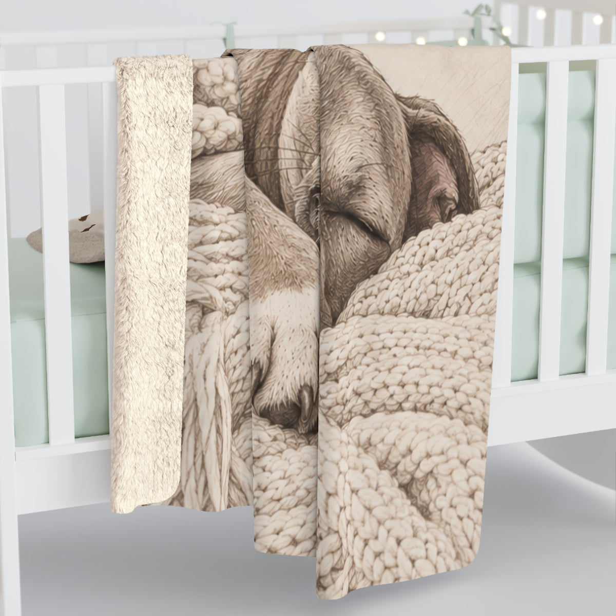Better Together Sherpa Dog Blanket – Cozy Blanket for Dog Lovers