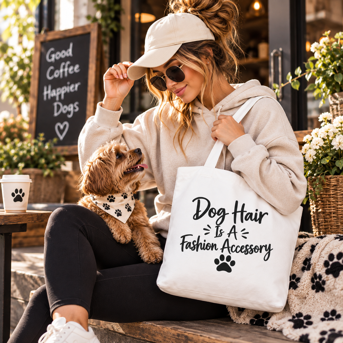 Dog Hair Is A Fashion Accessory Tote Bag