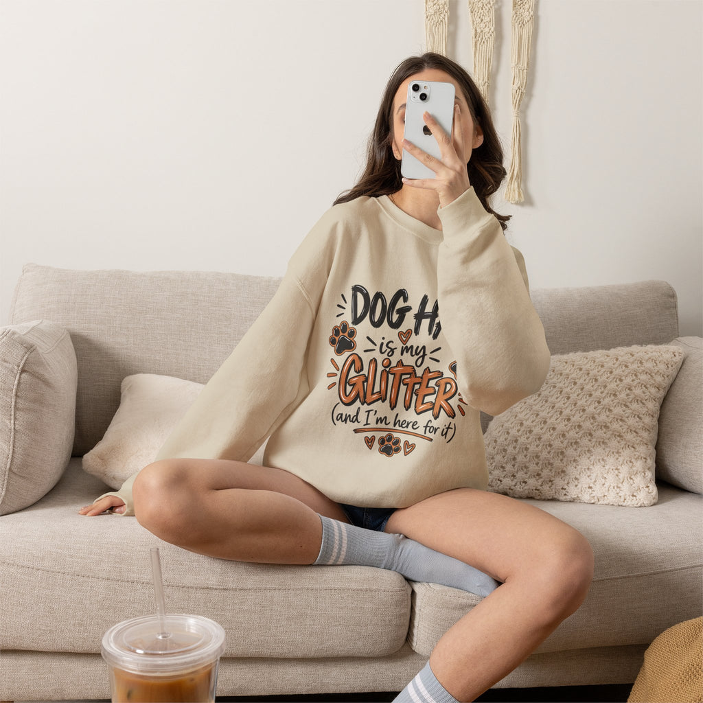 Dog Hair Is My Glitter Sweatshirt