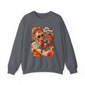 Crewneck Sweatshirt - "My Therapy Has Paws" Fall Dog Mom Graphic