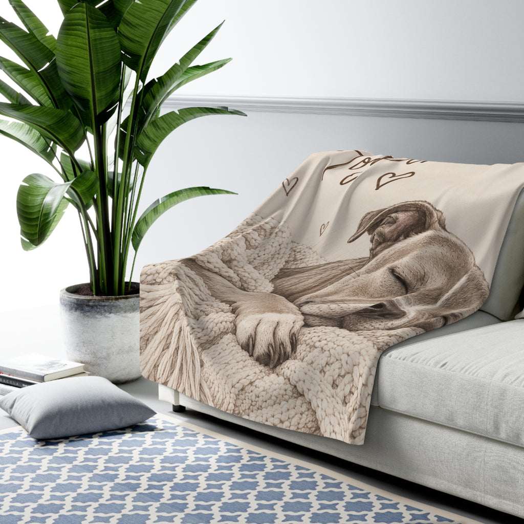 Better Together Sherpa Dog Blanket – Cozy Blanket for Dog Lovers