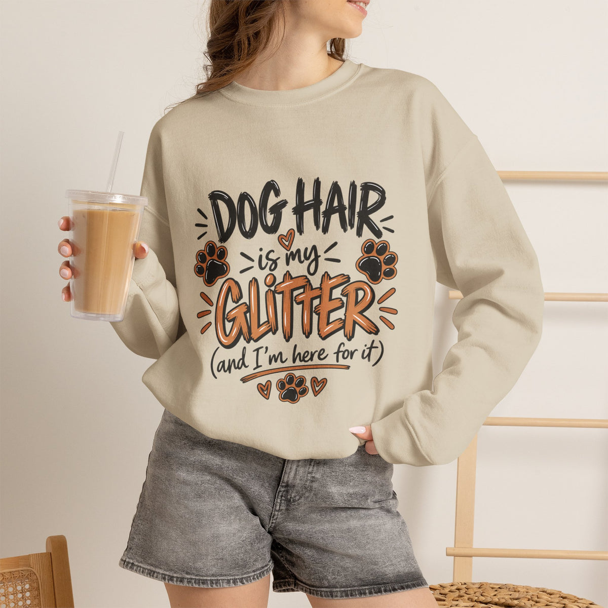 Dog Hair Is My Glitter Sweatshirt
