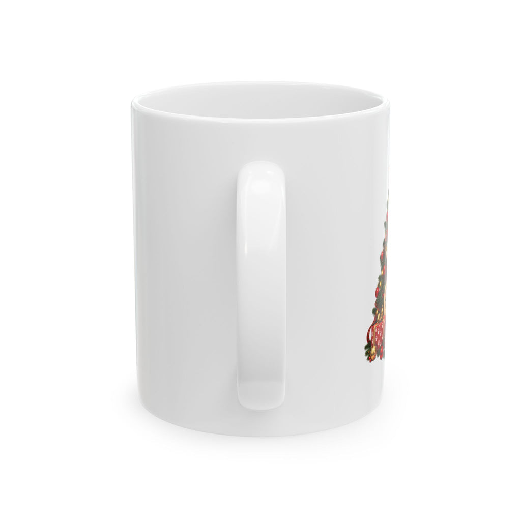 Dog Floral Ceramic Mug – Cute Golden Retriever Coffee Cup (11oz/15oz)